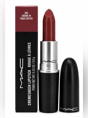 NEW MAC Cremesheen Lipstick Crème In Your Coffee 205 Full Size NIB MAC Lipstick